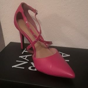 Red heels, size 7.5